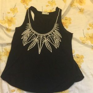 M/L feather tank top